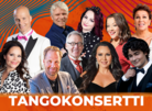 Tangokonsertti Seinäjoki Areenassa 6.7.2023 klo 15.30-18.00.