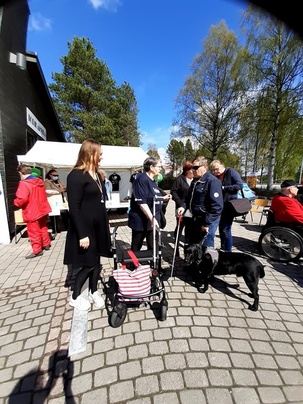 Helppo liikkua tapahtumaa sää suosi